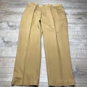 Polo Ralph Lauren Classic Chino Mens 40/30 Tan Khaki Cotton Twill Andrew Pants